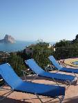 Sunbeds - View to the Bay of Calpe